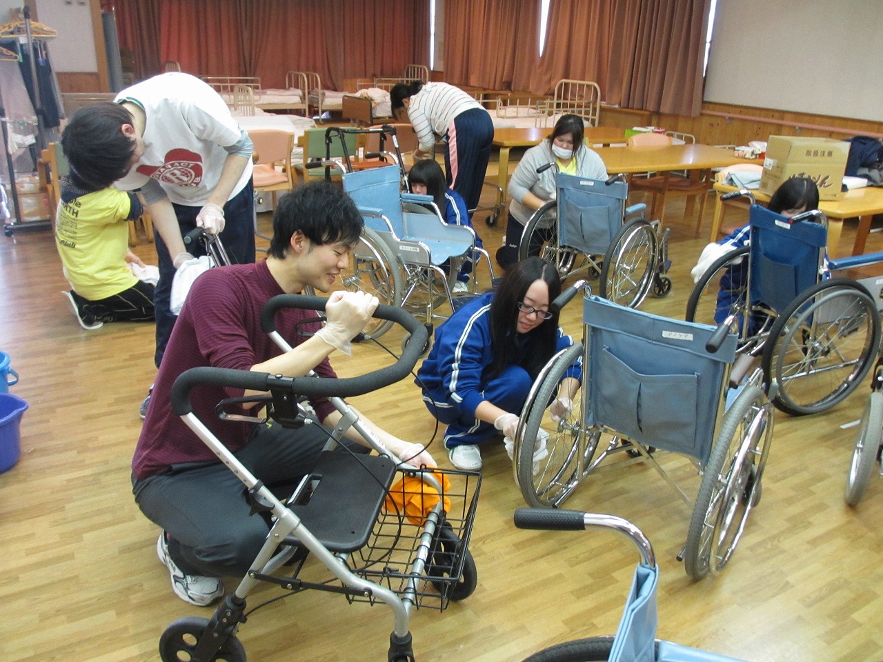 車椅子清掃ボランティア | ドミール南陽